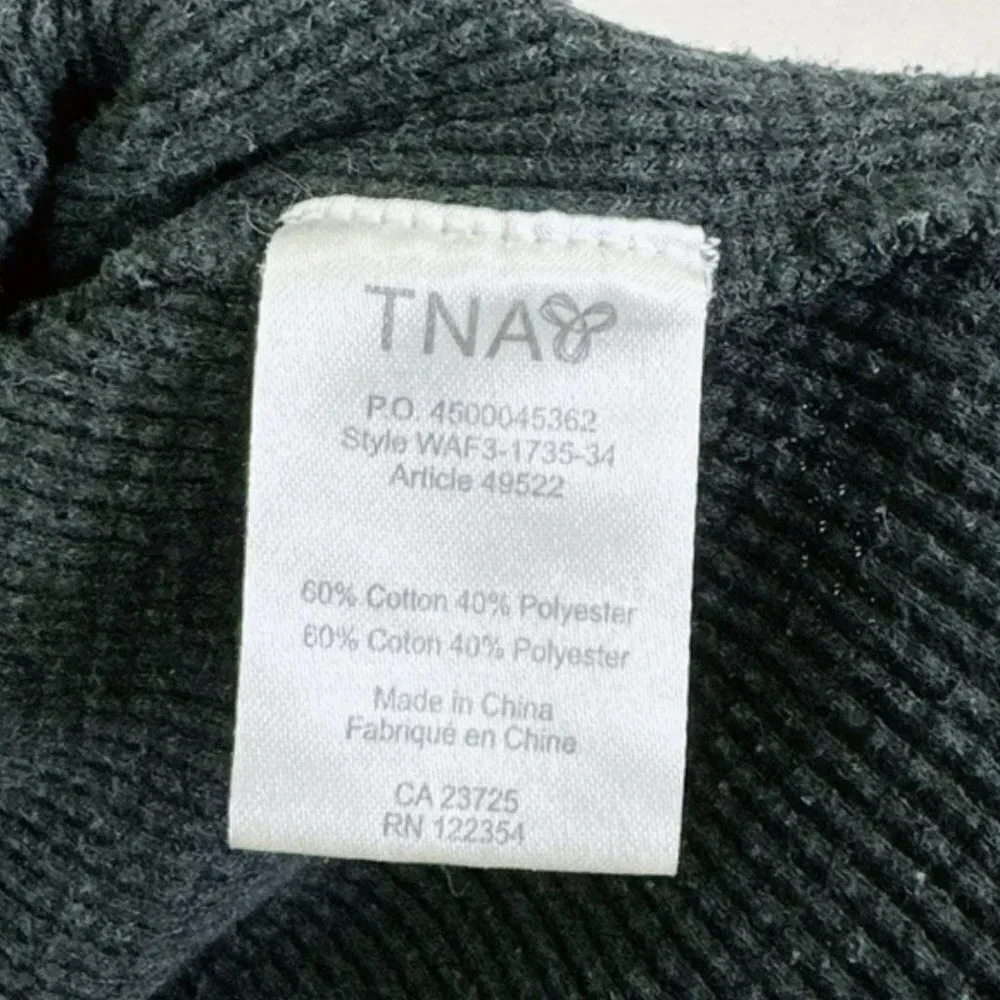 Aritzia Tna Alder Long Sleeve Tshirt  Black Color - Picture 10 of 13
